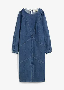 Robe midi en jean, bonprix