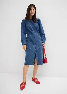 Robe midi en jean, bonprix