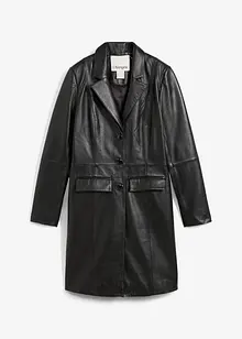 Manteau court en cuir d’agneau nappa, bonprix