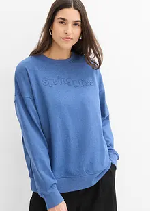 Sweat oversize en coton mélangé, bonprix