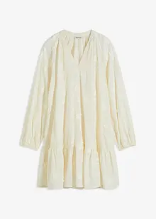 Robe avec fleurs appliquées, bonprix