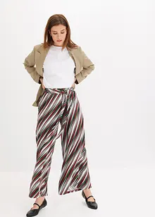 Pantalon palazzo en jersey doux, bonprix