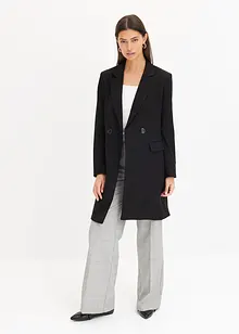 Blazer long à col V, manches longues, bonprix