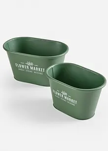 Set de 2 pots de fleurs, bonprix