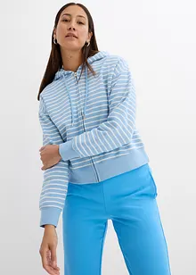 Sweat zippé à capuche en molleton épais, bonprix