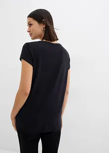 T-shirt en viscose mélangée fluide, bonprix
