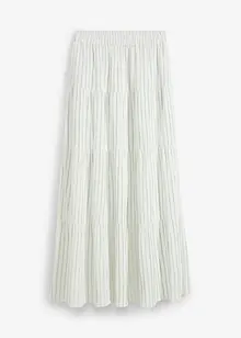 Jupe longue rayée, 100% coton, bonprix