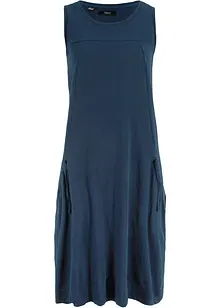 Robe en jersey coton avec poches, bonprix