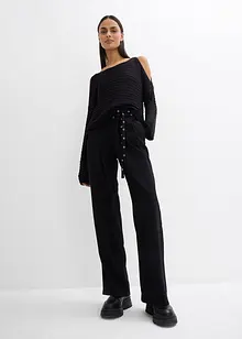 Pantalon à pinces en viscose fluide, bonprix