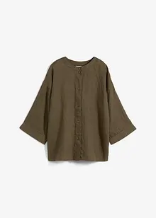 Chemisier oversize 100% lin, bonprix