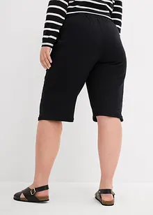 Bermuda en molleton à ourlet, bonprix
