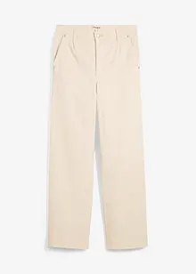 Jean droit taille haute, peu extensible, bonprix