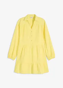 Robe courte étagée en gaze de coton, bonprix