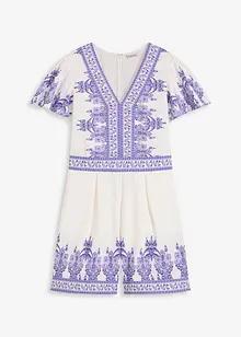 Combishort avec du lin, bonprix