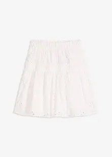 Mini-jupe en broderie anglaise, bonprix