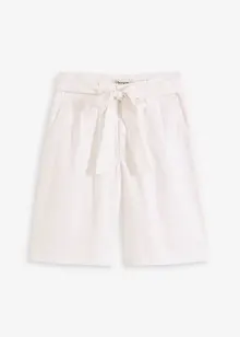 Short en twill avec ceinture à nouer, bonprix