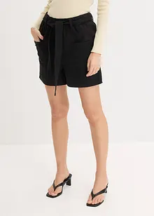 Short en twill avec ceinture à nouer, bonprix