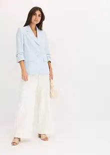 Blazer manches 3/4 ample en viscose, bonprix