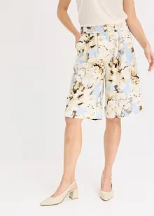 Bermuda à pinces en viscose, bonprix