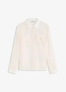 Blouse transparente et texturée, bonprix