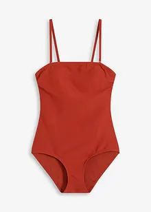 Maillot 1 pièce sculptant en matière texturée, maintien modéré, bonprix