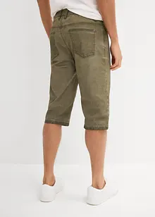 Bermuda long aspect délavé, Regular, bonprix