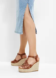 Sandales compensées, bonprix