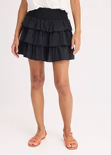 Mini-jupe 100% coton, bonprix