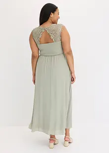 Robe longue avec dentelle, bonprix