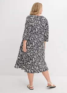 Robe midi en viscose fluide, bonprix