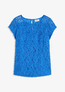 Blouse en dentelle cordée, bonprix