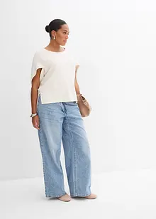 T-shirt oversize fluide en viscose mélangée, bonprix