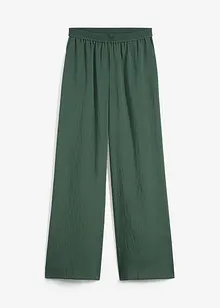 Pantalon en viscose mélangée à effet froissé, bonprix