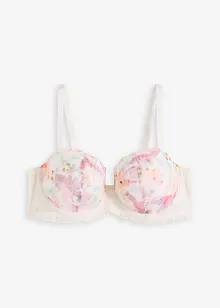 Soutien-gorge balconnet avec broderies imprimées, bonprix