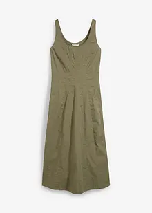 Robe midi à coutures verticales, bonprix