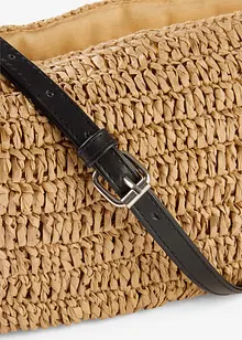 Sac en paille à bandoulière, bonprix