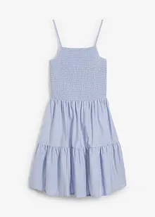 Robe à fines bretelles 100% coton, bonprix