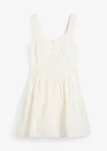 Robe courte et aérienne en lin mélangé, bonprix