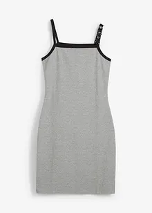 Robe à fines bretelles avec bordures contrastantes, bonprix