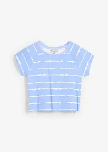 T-shirt court et côtelé, bonprix