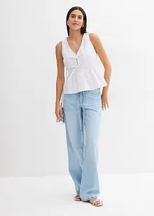 Blouse sans manches rayée, bonprix