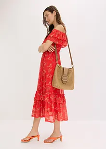 Robe en jersey et mesh, bonprix