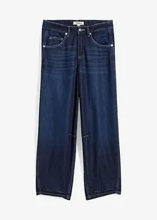 Jean balloon taille mi-haute, doux et raccourci, bonprix