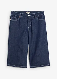Bermuda en jean taille mi-haute, peu extensible, bonprix