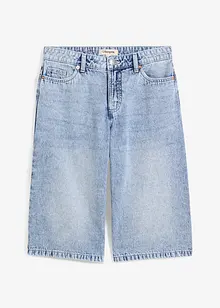 Bermuda en jean taille mi-haute, peu extensible, bonprix