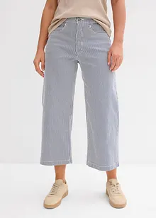 Pantalon en twill à taille élastiquée, bonprix