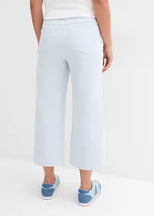 Pantalon en twill à taille élastiquée, bonprix