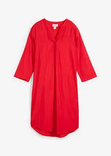 Robe-tunique fluide et texturée en viscose mélangée, bonprix