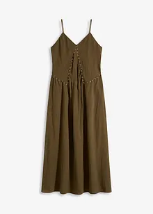 Robe longue orné d’œillets, bonprix