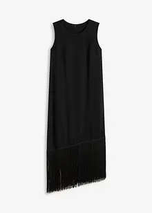 Robe en jersey à franges, bonprix